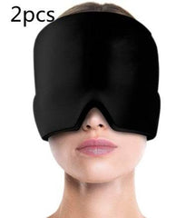 Ice Compress Headache Eye Mask Hat Relief For Migraines, Stress, And Tension Massage Tool - ProTrendyz