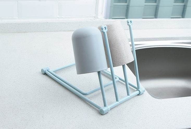 Foldable Dishcloth Shelf Kitchen Accessories Gadget Organizer - ProTrendyz