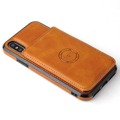 Card wallet leather case phone case - ProTrendyz