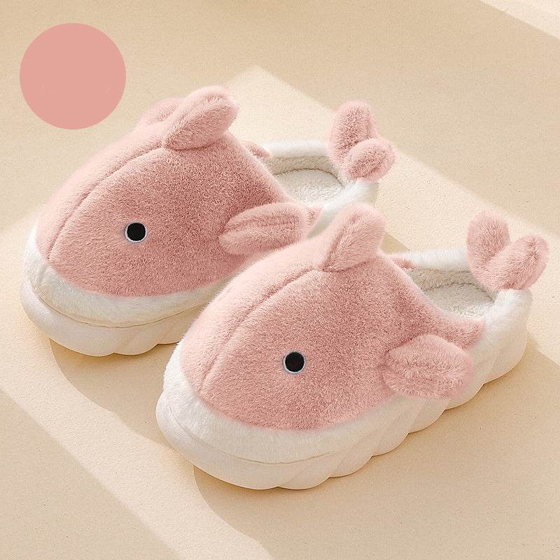 Shark Slippers Soft Sole Furry Shoes Home Bedroom Slippers Women - ProTrendyz