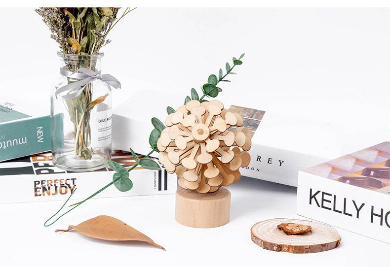 Solid Wooden Rotating Lollipop Fischer Series Creative Ornaments Decompression Toys Decompression Artifact Gyro - ProTrendyz