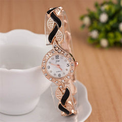 Leaf bracelet quartz wrist watch - ProTrendyz