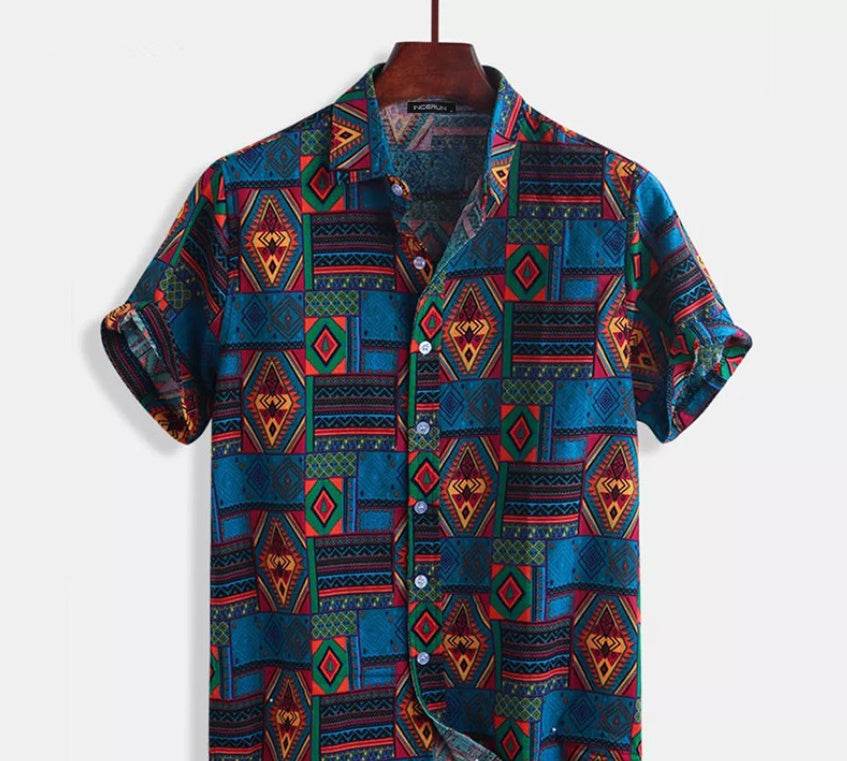 Beach shirt printed shirt men - ProTrendyz