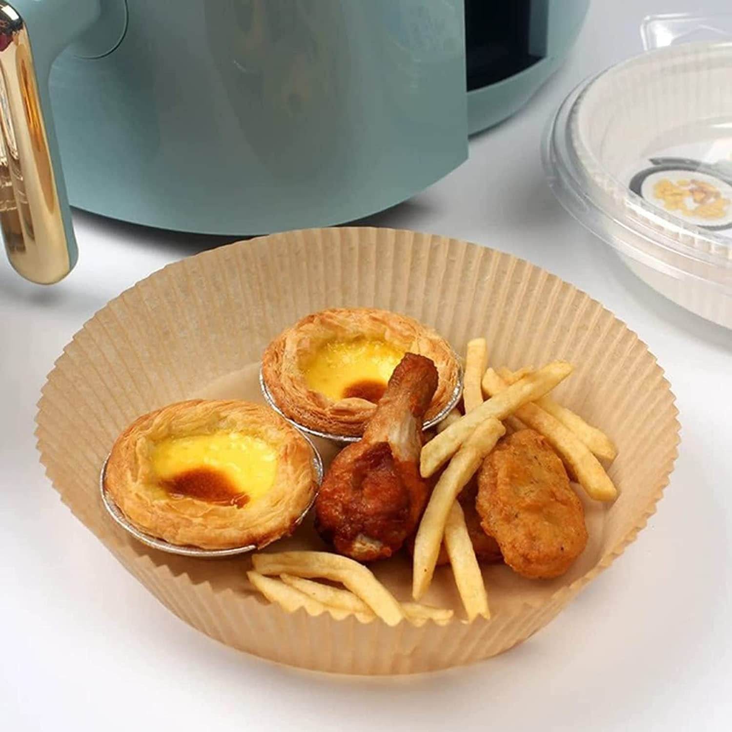 Air Fryer Paper Food Disposable Paper Liner Airfryer Kitchen Cookers Oil-proof Barbecue Plate Steamer Fryer Baking Accessories - ProTrendyz