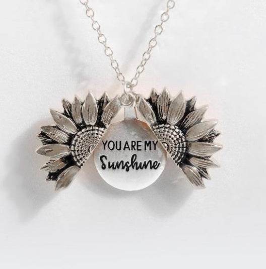 Sunflower Double-layer Lettering Necklace - ProTrendyz