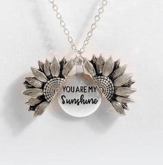 Sunflower Double-layer Lettering Necklace - ProTrendyz