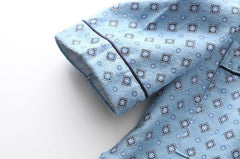 Brushed Cloth Long-sleeved Lapel Pajama Set - ProTrendyz