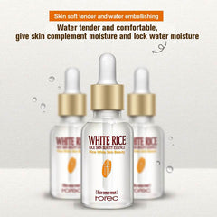 HOREC White Rice Whitening Serum Face Moisturizing Cream Anti Wrinkle Anti Aging Face Fine Lines Acne Treatment Skin Care 15ml - ProTrendyz