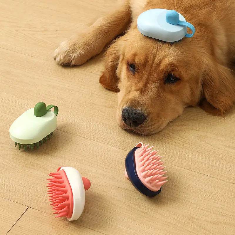 Soft Silicone Pets Hair Remover Comb Handheld Bath Shower Hair Shampoo Massage Brush For Dogs Cats Cleaning Tools Pet Products - ProTrendyz