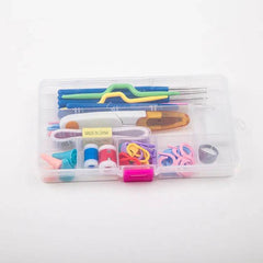 Crochet Set Handmade Wool Crochet Crochet Tool Set Combination Bag Metal Aluminum Yarn Needle US - ProTrendyz