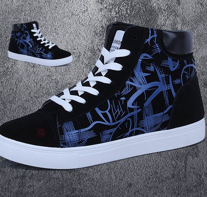 Spring high top shoes Korean Edition men''s shoes - ProTrendyz