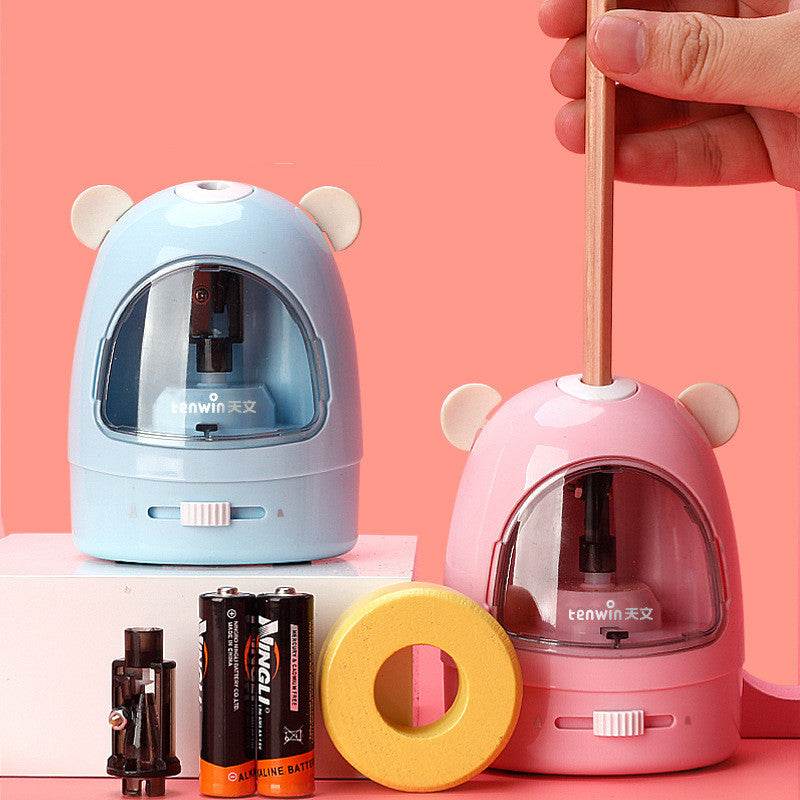 Electric Pencil Sharpener Pencil Sharpener Student Stationery Set - ProTrendyz