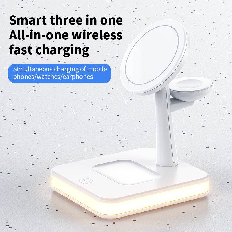 4 In 1 Magnetic Wireless Charger Stand Fast Charging Dock Station - ProTrendyz