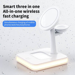 4 In 1 Magnetic Wireless Charger Stand Fast Charging Dock Station - ProTrendyz
