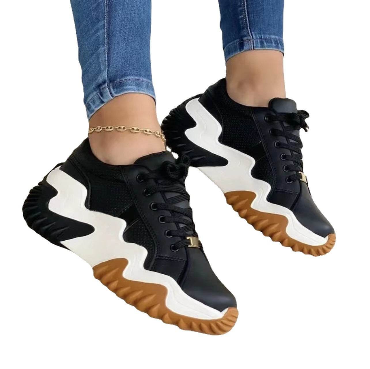Women Shoes Lace-up Sports Sneakers - ProTrendyz