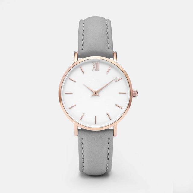 Fashion Women Watches Leather Quartz Watch for Ladies Clocks - ProTrendyz