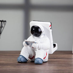 Simple Astronaut Mobile Phone Stand Student Desktop Holder Cute Spaceman Cell Phone Holder Creative Gift Small Desk Decoration - ProTrendyz