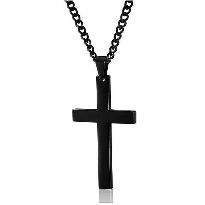 Classic Cross Necklace Men's Pendant Fashion Stainless Steel Jewelry - ProTrendyz