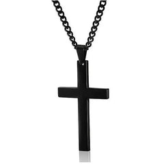 Classic Cross Necklace Men's Pendant Fashion Stainless Steel Jewelry - ProTrendyz