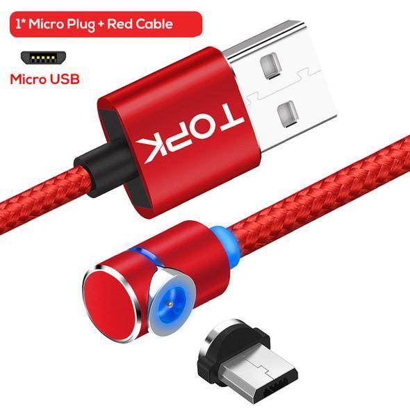 Magnetic Cable Micro Usb Cable 360 Degree Rotate Magnetic Charge Phone Charging Cord Wire - ProTrendyz