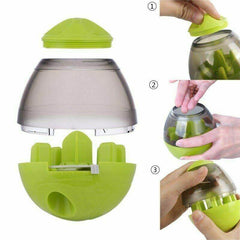 Dog Food Balls Tumbler Pet Puppy Feeder Dispenser Bowl Toy Leak Food Interactive Pet Tumbler Feeder Food Automatic Dispenser Bowl Interactive Balls - ProTrendyz