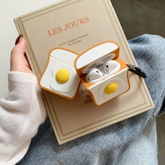 Compatible with Apple, Breakfast Egg Toast Airpod Case - ProTrendyz
