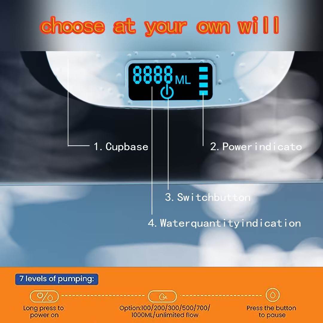 Added Extension Tupe Water Dispenser Automatic Water Bottle Desktop Rechargeable Water Dispenser With Stand - ProTrendyz