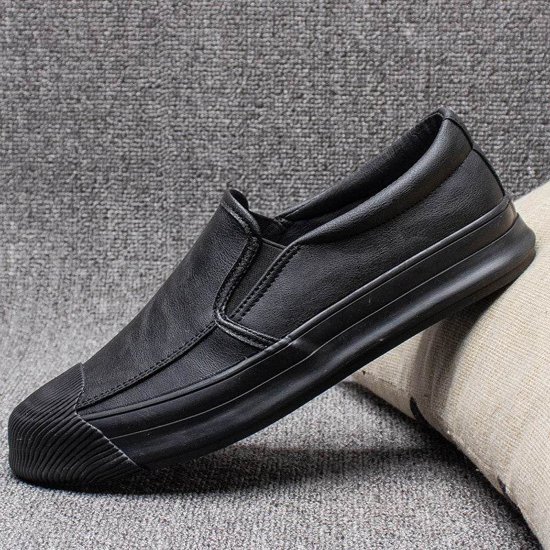 Mens Casual Leather Rubber Shoes - ProTrendyz