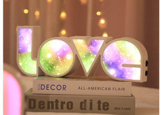 Valentines Day Decor LED LOVE Light Valentines Day Gift For Girlfriend Bithday Wedding Party Decoration Romantic Wedding Decor - ProTrendyz