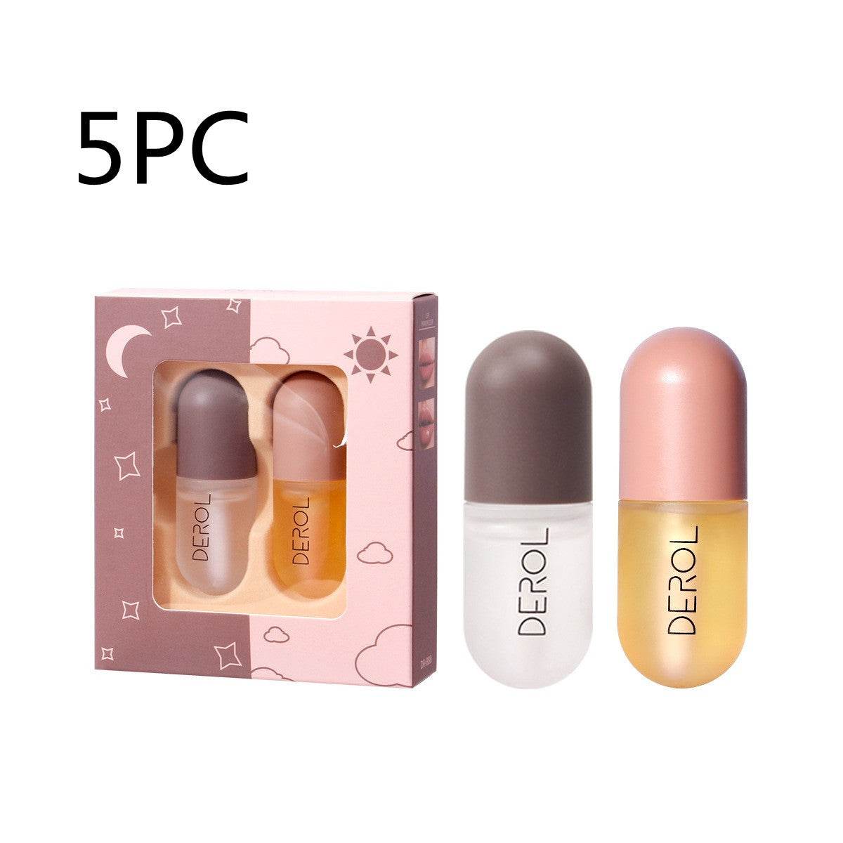 Day Night Instant Volume Lip Plumper Oil Clear Lasting Nourishing Repairing Reduce Lip Fine Line Care Lip Beauty Cosmetic - ProTrendyz