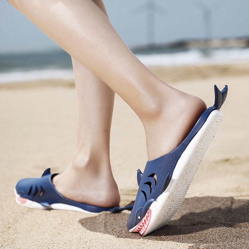 Shark Slippers Beach Shoes Home Flat Slippers Women Men - ProTrendyz