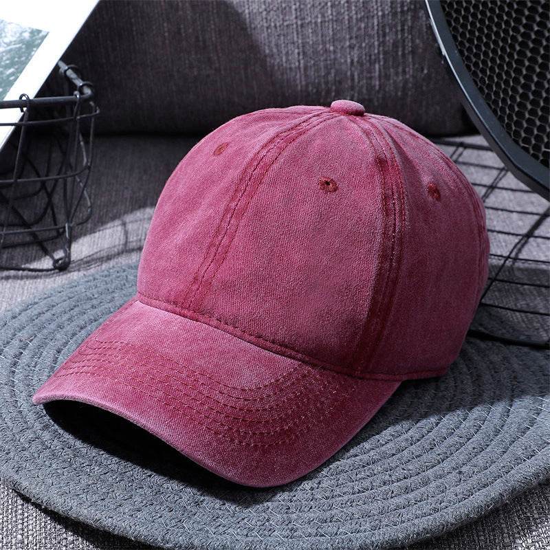 Washed Baseball Caps For Men And Women Outdoor Distressed Sun Hats Simple Caps - ProTrendyz