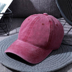 Washed Baseball Caps For Men And Women Outdoor Distressed Sun Hats Simple Caps - ProTrendyz
