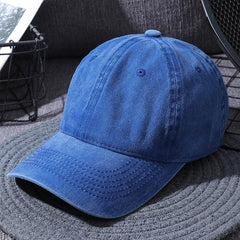 Washed Baseball Caps For Men And Women Outdoor Distressed Sun Hats Simple Caps - ProTrendyz
