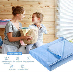 Cooling Blanket Cooling Fiber Absorb Heat Washable Cover Over Blankets Summer - ProTrendyz