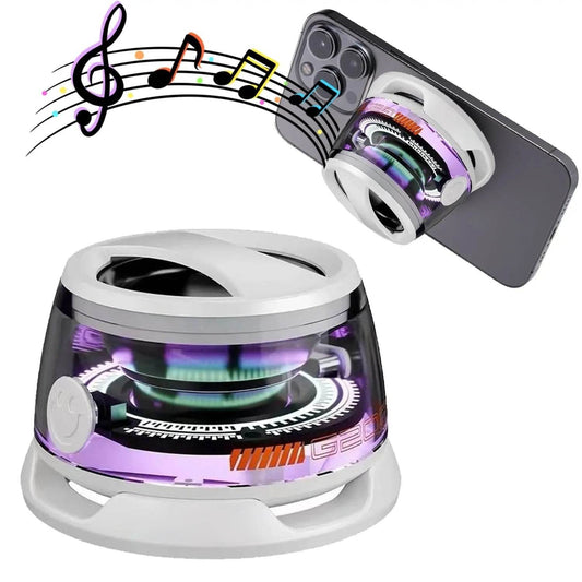 Portable Bluetooth Speaker G200 RGB Lighting Speaker BT5.3 Mini Sound Box 7 Hours Playback Magnetic Phone Holder - ProTrendyz