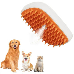 USB Rechargeable Pets Steam Brush Spray Massage Comb Pet Grooming Tools Cat Steam Comb Pet Products - ProTrendyz