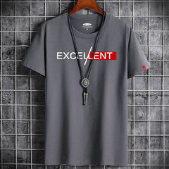 Cotton Summer Men's Short-sleeved T-shirt Bottoming Shirt Top Clothes For Men - ProTrendyz