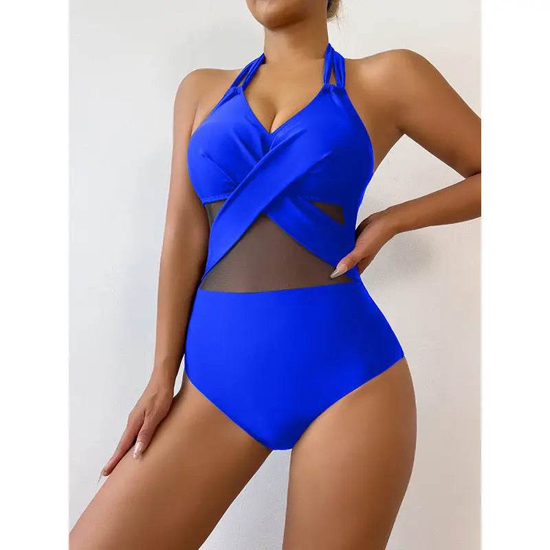 New Fashion One-piece Swimsuit Solid Color - ProTrendyz