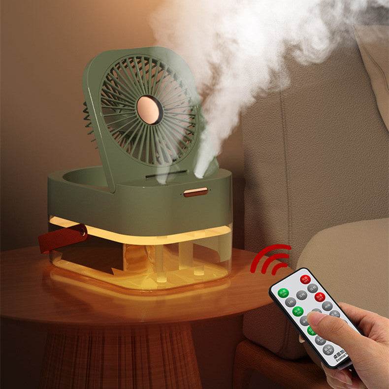 Humidifier Spray Fan Portable Fan Air Cooler Air Humidifier USB Mist Fan Desktop Fan With Night Light For Summer Home Appliance - ProTrendyz