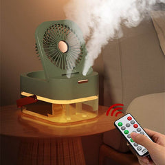 Humidifier Spray Fan Portable Fan Air Cooler Air Humidifier USB Mist Fan Desktop Fan With Night Light For Summer Home Appliance - ProTrendyz