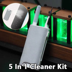 5 In 1 Screen Cleaner Kit Camera Phone Tablet Laptop Screen Cleaning Tools Earphone Cleaning Brush Pen For Office - ProTrendyz