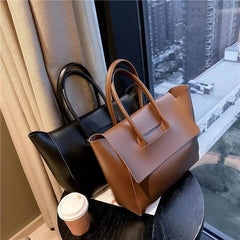 Fashion Women Shoulder Bags Large Capacity Handbags Simple Retro Tote Bags Solid Color Famous Brand High Quality Bags - ProTrendyz