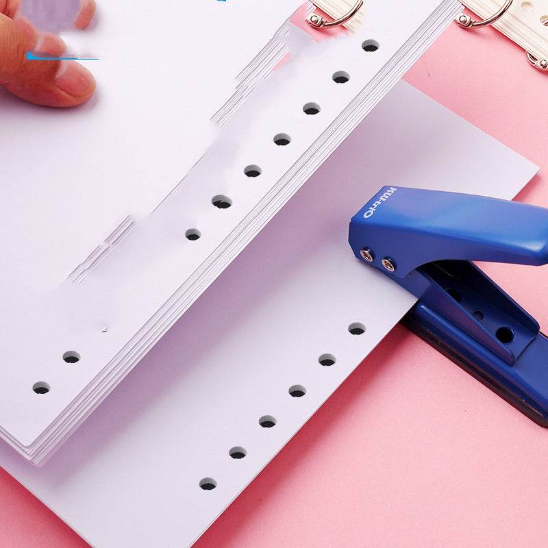 Convenient Round Hole 20-page Stationery Puncher Loose-leaf Paper 4 Styles - ProTrendyz