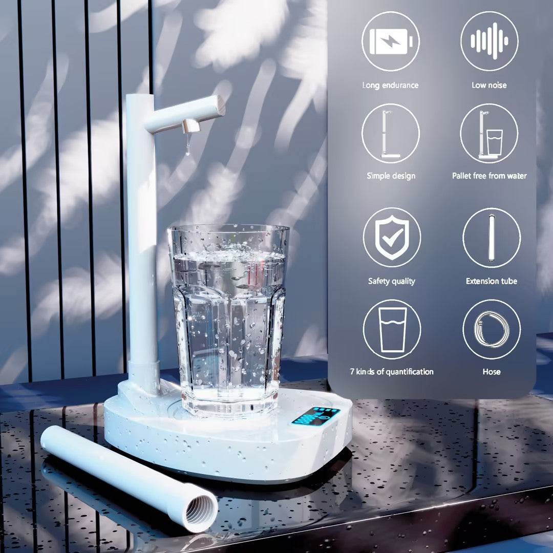 Added Extension Tupe Water Dispenser Automatic Water Bottle Desktop Rechargeable Water Dispenser With Stand - ProTrendyz