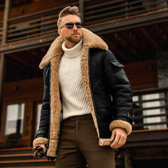Winter Jacket Mens Military Fleece Warm Jackets Male Fur Collar Coats Army Tactical Jacket - ProTrendyz