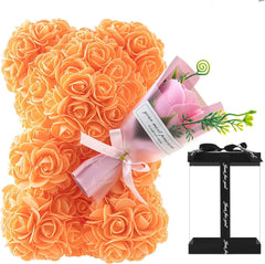 Rose Bear Preserved Fresh Flower Valentine's Day Birthday Gift - ProTrendyz