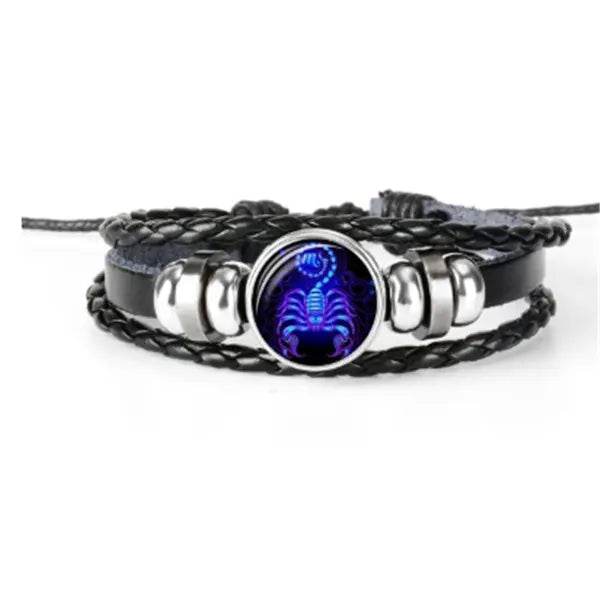 Zodiac Constellation Bracelet Braided Design Bracelet For Men Women Kids - ProTrendyz