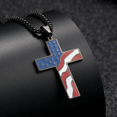Flag Cross Necklace - ProTrendyz