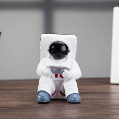 Simple Astronaut Mobile Phone Stand Student Desktop Holder Cute Spaceman Cell Phone Holder Creative Gift Small Desk Decoration - ProTrendyz